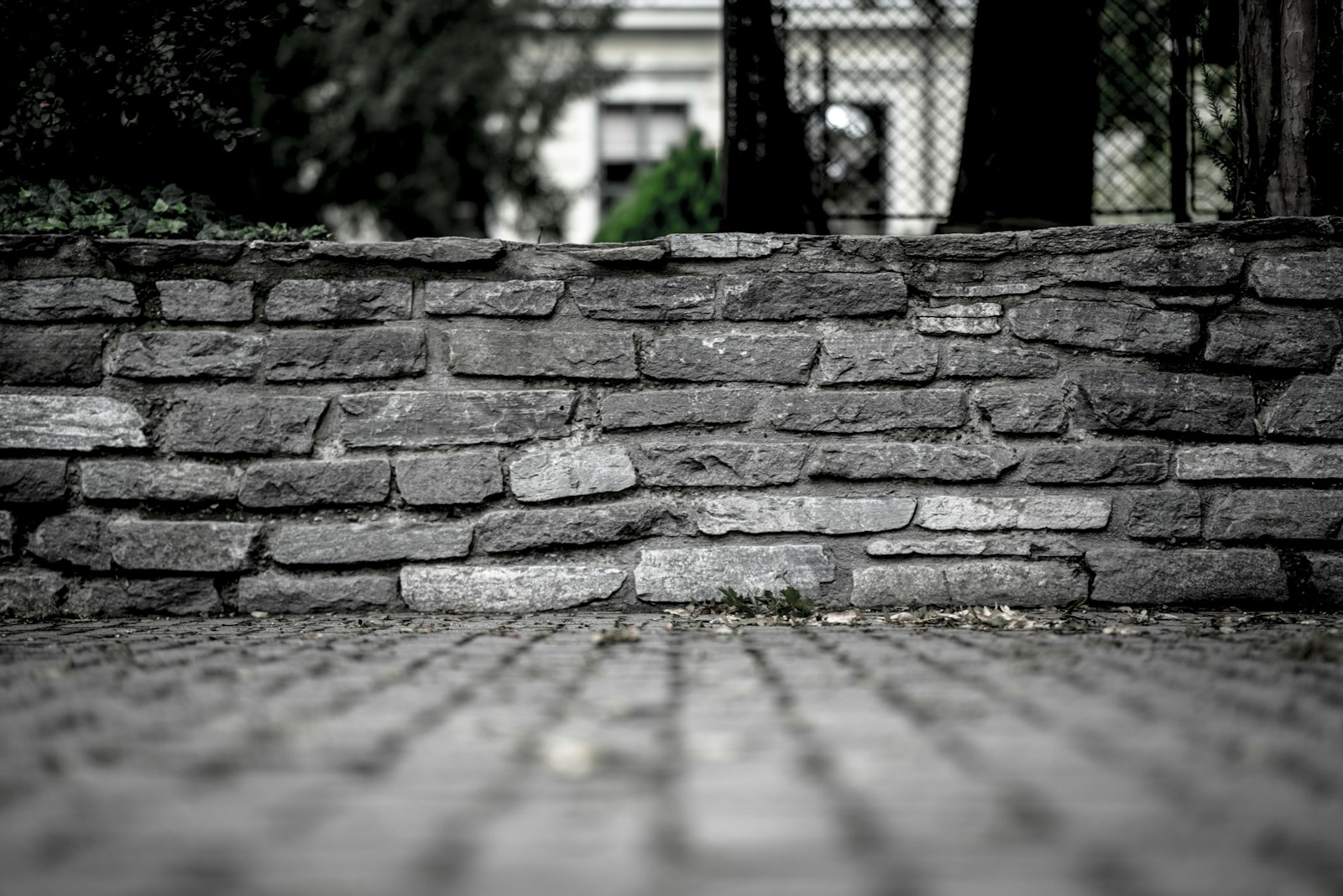 Mur de soutènement en pierre — Villa à Marignane